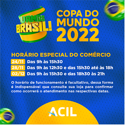 Funcionamento - Jogos do Brasil na Copa do Mundo